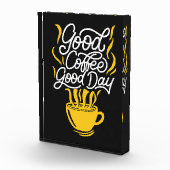 コーヒー愛好家グッドコーヒー良い日 フォトブロック (右)