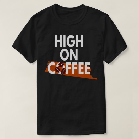コーヒー愛好家ハイオンコーヒー2 Tシャツ (デザイン正面)
