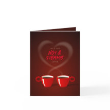 コーヒー愛好家ホット&スチームバおもしろいレンタインデー