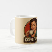 コーヒー愛好家マグ コーヒーマグカップ (正面左)
