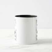 コーヒー愛好家ヨガタロットカードマグカップ：〔占星術の〕十二宮図占星術 マグカップ (中央)