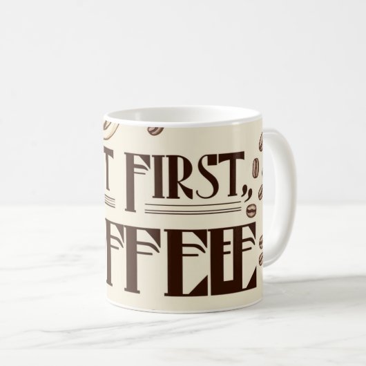 コーヒー愛好家引用文コーヒーカップ蒸気スワール コーヒーマグカップ (正面右)