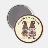 コーヒー愛好家格言カップルのクルーズドアマーカー マグネット (正面/裏面)