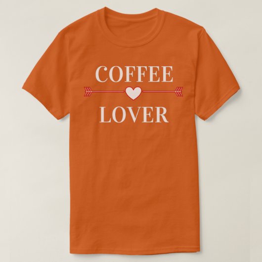 コーヒー愛好家19 Tシャツ (デザイン正面)