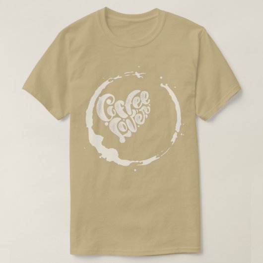 コーヒー愛好家3 Tシャツ (デザイン正面)