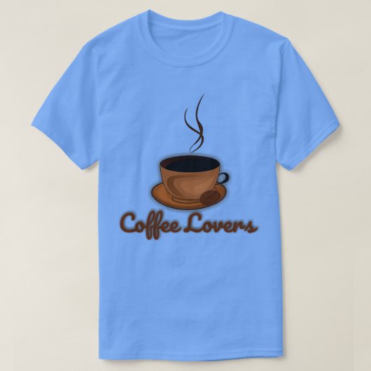 コーヒー愛好家6 Tシャツ (デザイン正面)