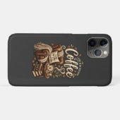 コーヒー愛好家 - コーヒーがあると人生がもっと楽しくなる Case-Mate iPhoneケース (裏面(横))