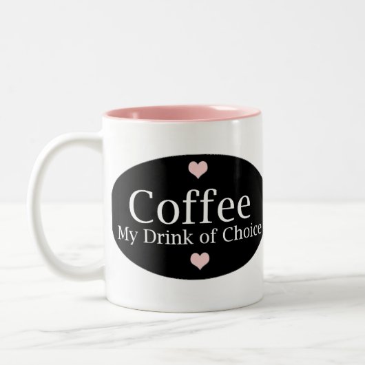 コーヒー愛好家 ツートーンマグカップ (左)