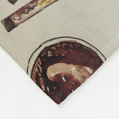 コーヒー愛好者テーマ  フリースブランケット (角)