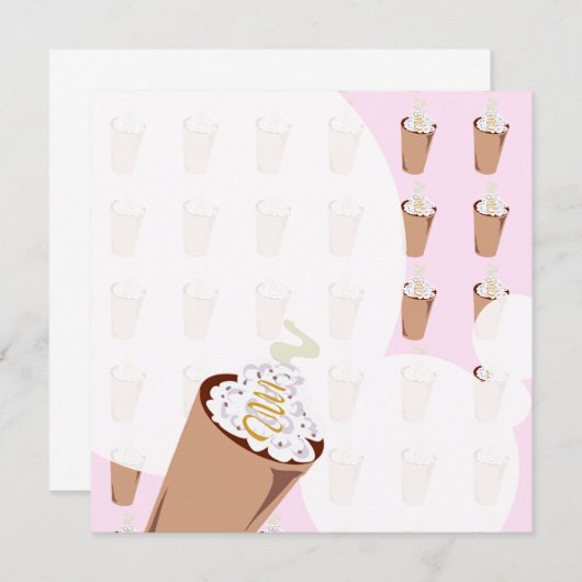 コーヒー愛文房具 ノートカード (正面/裏面)