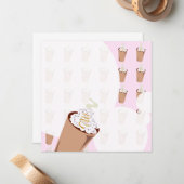 コーヒー愛文房具 ノートカード (正面/裏面インサイチュ)