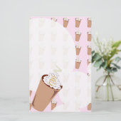 コーヒー愛文房具 便箋 (スタンド正面)