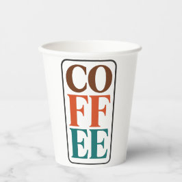 コーヒー愛飲家のためのペーパーカップ コーヒーギフトのアイデア 紙コップ