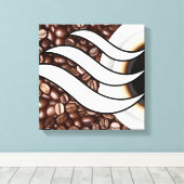 コーヒー愛 キャンバスプリント (インサイチュ (ウッドフロア))