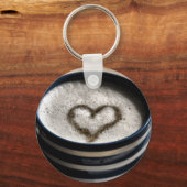 コーヒー愛 キーホルダー (正面)