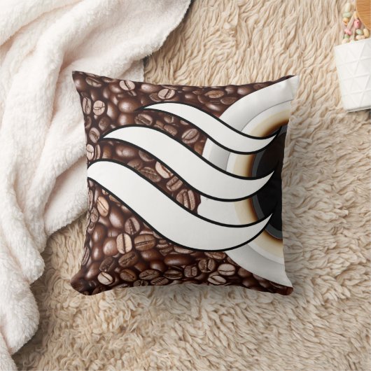 コーヒー愛 クッション (ブランケット)