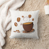 コーヒー愛 クッション (ブランケット)