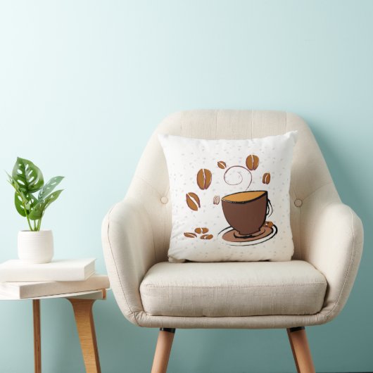 コーヒー愛 クッション (椅子)