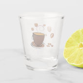 コーヒー愛 ショットグラス (裏面)