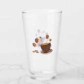 コーヒー愛 タンブラーグラス (裏面)