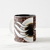 コーヒー愛 ツートーンマグカップ (正面左)