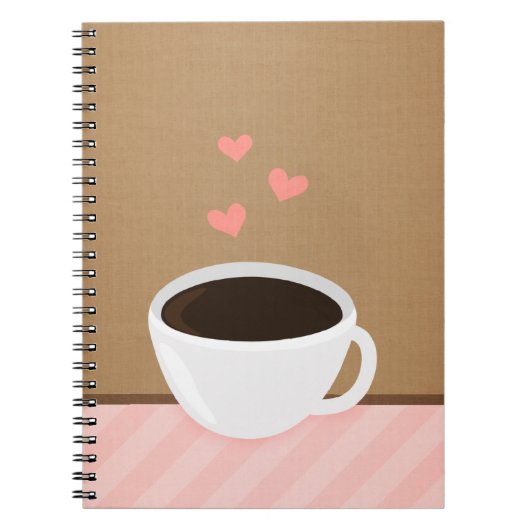 コーヒー愛 ノートブック (正面)