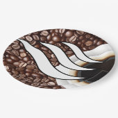 コーヒー愛 ペーパープレート (アングル)