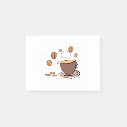 コーヒー愛 ポストイット (正面)