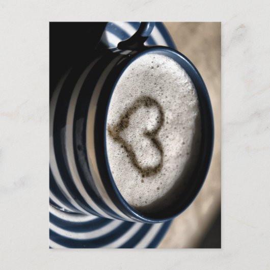 コーヒー愛 ポストカード (正面)