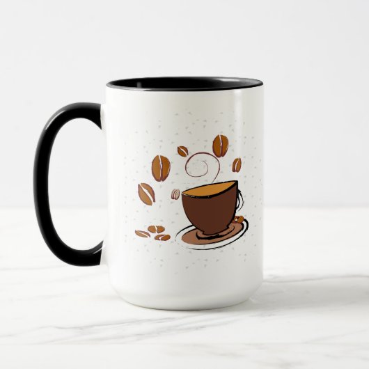 コーヒー愛 マグカップ (左)
