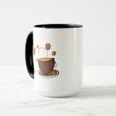 コーヒー愛 マグカップ (正面左)