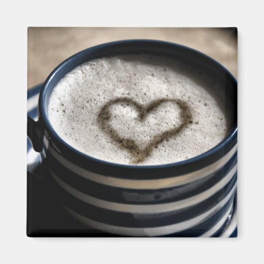 コーヒー愛 マグネット (正面)