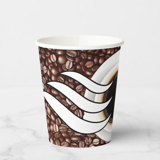 コーヒー愛 紙コップ (左)