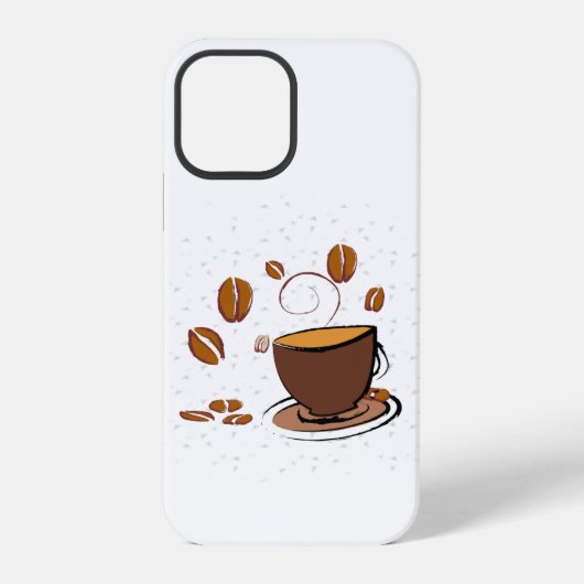 コーヒー愛 iPhoneケース (裏面)
