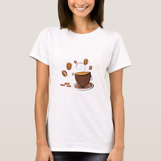 コーヒー愛 Tシャツ (正面)