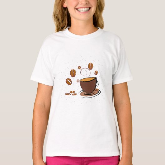 コーヒー愛 Tシャツ (正面)