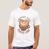 コーヒー愛 Tシャツ (正面)
