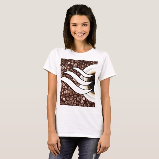 コーヒー愛 Tシャツ (正面フル)