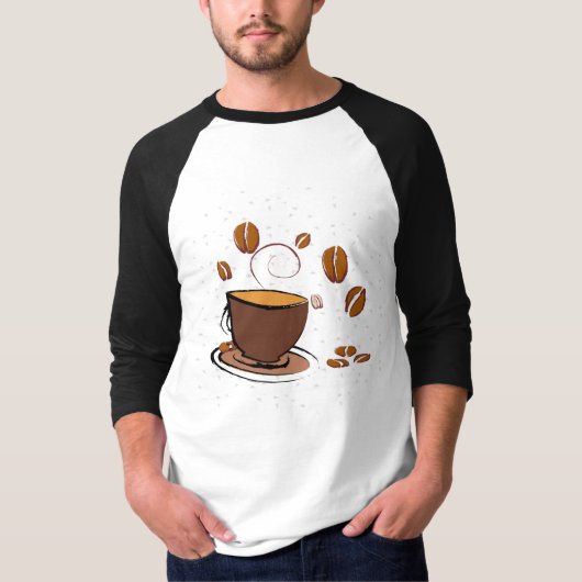 コーヒー愛 Tシャツ (正面)