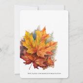 コーヒー感謝デザートのカップ 招待状 (裏面)