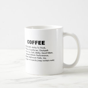コーヒー成分 コーヒーマグカップ