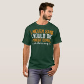 コーヒー抜きでは死ぬと言った覚えはない女の子 Tシャツ (正面フル)