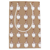 コーヒー抱き枕 ミディアムペーパーバッグ (正面)