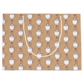 コーヒー抱き枕 ラージペーパーバッグ (正面)