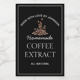 コーヒー抽出ラベル ワインラベル
