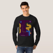 コーヒー抽象芸術シュレアルシンボル1 Tシャツ (正面フル)