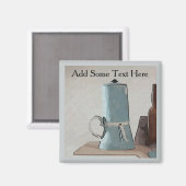 コーヒー抽象芸術静止寿命磁石 マグネット (正面/裏面)