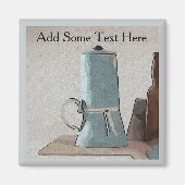 コーヒー抽象芸術静止寿命磁石 マグネット (正面)