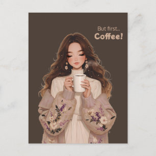 コーヒー招待状 ポストカード