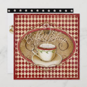 コーヒー招待状- SRF 招待状 (正面/裏面)